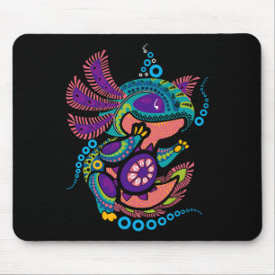 Axolotl Art Aztec Mexican Salamander Mexico Cinco Musmatta