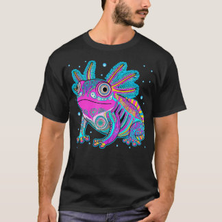 Axolotl Art Aztec Mexikansk Salamander Mexiko Cinc T Shirt