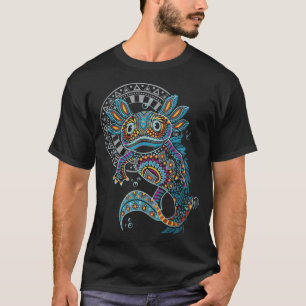 Axolotl Art Aztec Mexiko Mexikanska T-Shirt