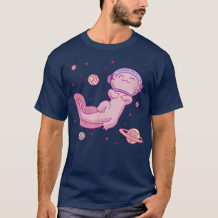 Axolotl Astronaut Spaceman Outter Space Planets Ka T Shirt