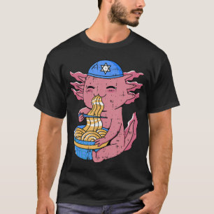 Axolotl äter Ramen Hanukkah Stjärna Av David Chanu T Shirt