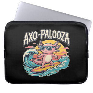 Axolotl Axo-Palooza parodi 90-tals surfing strand Laptop Fodral