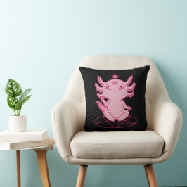 Axolotl Baphomet Pagan Svart Kudde