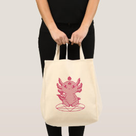 Axolotl Baphomet Pagan Tygkasse