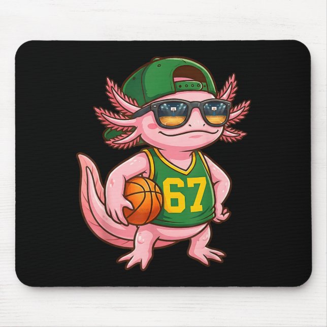Axolotl Basketball 67 Gen Alpha Slang Srts Men Boy Musmatta (Framsidan)