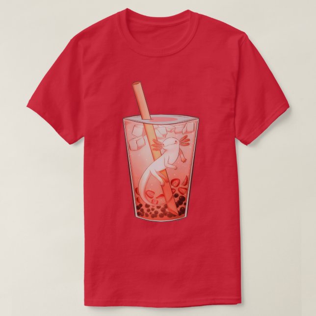 Axolotl Boba T Shirt (Design framsida)