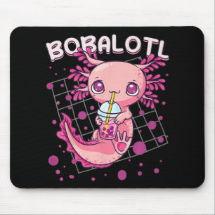Axolotl Boba Tea Bubble Tea Kawaii Anime Japanska Musmatta