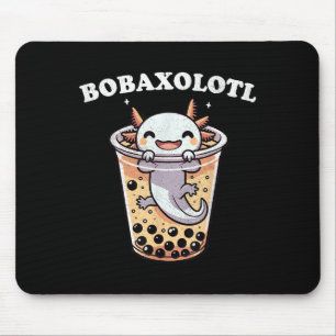 Axolotl Boba Tea Bubble Tea Mjölk Tea Anime Axolot Musmatta