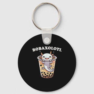 Axolotl Boba Tea Bubble Tea Mjölk Tea Anime Axolot Nyckelring