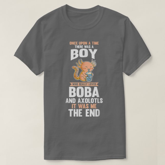 Axolotl Bubble Tea55 T Shirt (Design framsida)
