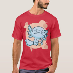 Axolotl Bubble Tea Boba Ambystoma Mexiicanum Walki T Shirt