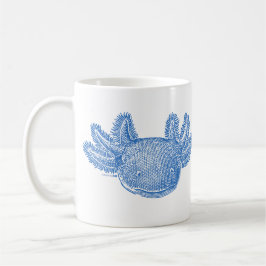 Axolotl Coffee Mug - BLUE Kaffemugg