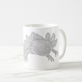 Axolotl Coffee Mug - GRAY Kaffemugg