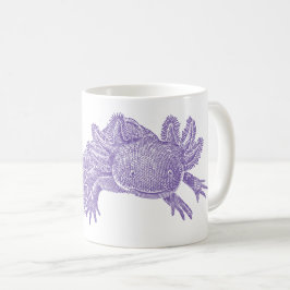 Axolotl Coffee Mug - PURPLE Kaffemugg