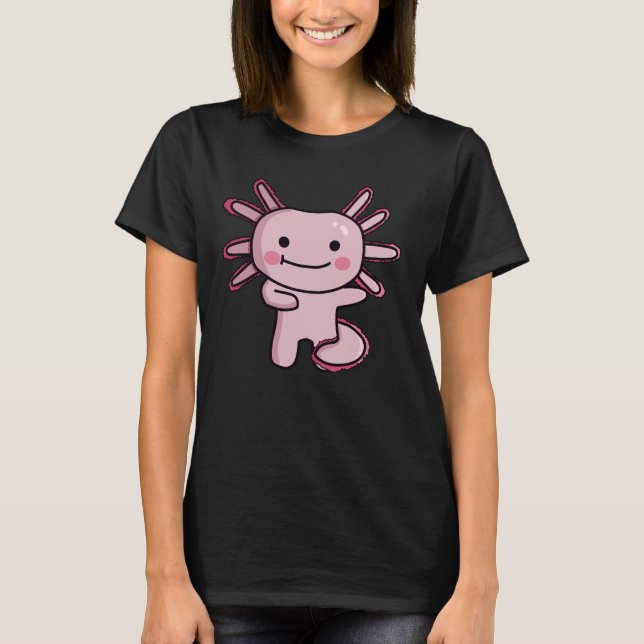 Axolotl Dancing T Shirt (Framsida)