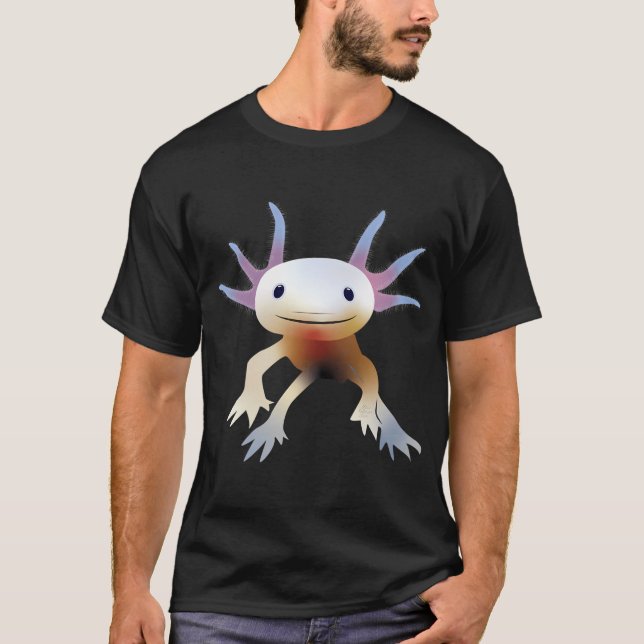 Axolotl-dekal T Shirt (Framsida)