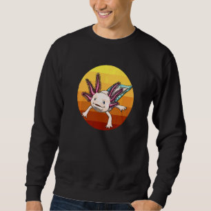 Axolotl Djur Kvinnor Mexikansk Fisk Amfibie Lång Ärmad Tröja