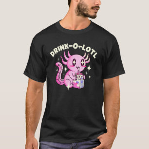 Axolotl Drinking Mjölk T Shirt