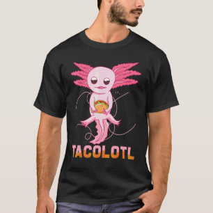 Axolotl Eating Burger Coola Axolotl Apparatur T Shirt