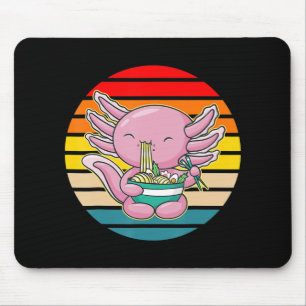 Axolotl Eating Ramen Kawaii Anime Japansk Food Ki Musmatta