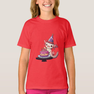 Axolotl-entusiastist T-födelsedagspresent-idé T Shirt