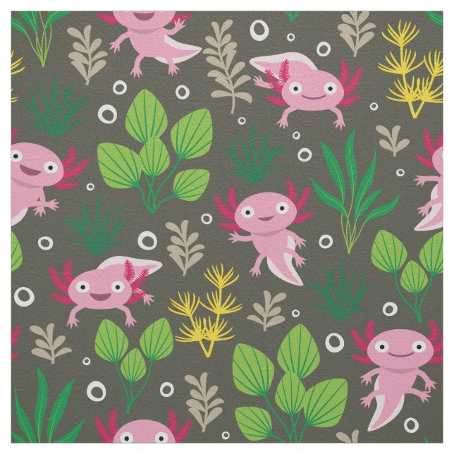 Axolotl Fabric Tyg (Provkarta)