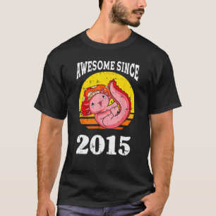 Axolotl Fantastisk sedan 2015 8:e födelsedagen 8 å T Shirt