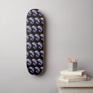 Axolotl Färgrik Mini Skateboard Bräda 18,5 Cm