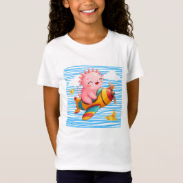 Axolotl flygplan t shirt