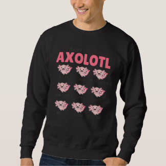 Axolotl förklarar de många Ansiktena av en Axolotl Lång Ärmad Tröja