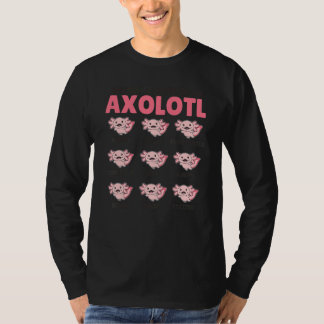 Axolotl förklarar de många Ansiktena av en Axolotl T Shirt
