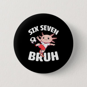 Axolotl-fotboll 67 Bruh-meme Rollig fotboll Kawaii Knapp