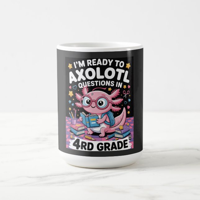Axolotl-frågor i 4:e klass  kaffemugg (Center)