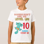 Axolotl Gamer Birthday Boy Video Game Party T Shirt<br><div class="desc">Gratulera till din sons,  brorons,  son till din bästa vän med den här originella och unika designen. Speciell för älskare av videospel. Matcha med hela familjen. Och skapa oförglömliga ögonblick</div>