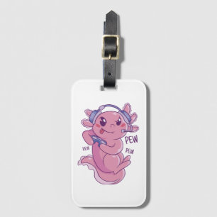 Axolotl Gamer Challenge Blast Bagagebricka