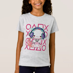 Axolotl Gamer - Gamer Girl T Shirt