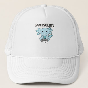 Axolotl Gamesolotl Cute Animals for Gamers Keps