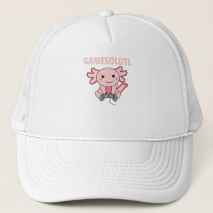 Axolotl Gamesolotl Cute Animals for Gamers Keps
