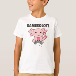 Axolotl Gamesolotl Cute Animals for Gamers T Shirt