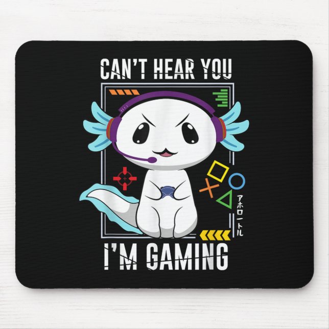 Axolotl Gaming Salamander as Gamer Musmatta (Framsidan)