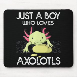 Axolotl Gift Anime Jape Bara en pojke som Kärlek A Musmatta