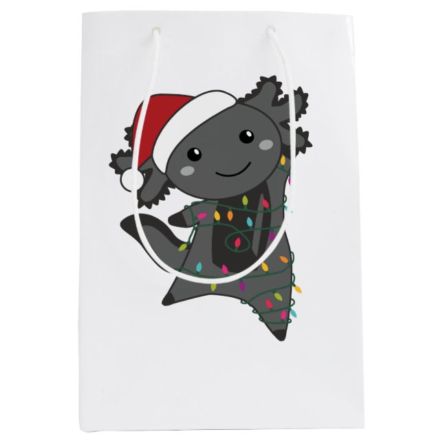 Axolotl God jul Winter Animals Axolotls (Framsidan)