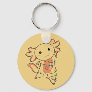 Axolotl God jul Winter Animals Axolotls Ke Nyckelring