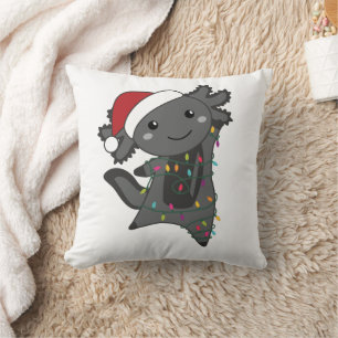 Axolotl God jul Winter Animals Axolotls Kudde
