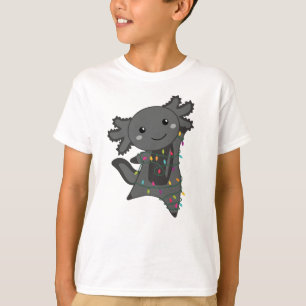 Axolotl God jul Winter Animals Axolotls T Shirt