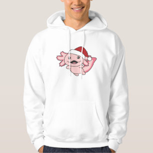 Axolotl God jul Winter Axolotl Hoodie