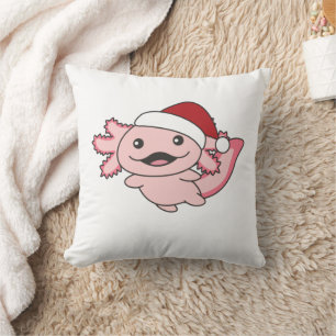 Axolotl God jul Winter Axolotl Kudde