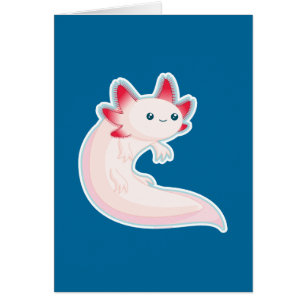 Axolotl Hälsningskort