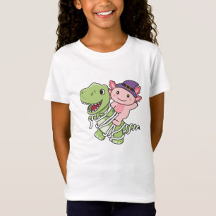 Axolotl Happy halloween T-rex Mummy Costume T Shirt