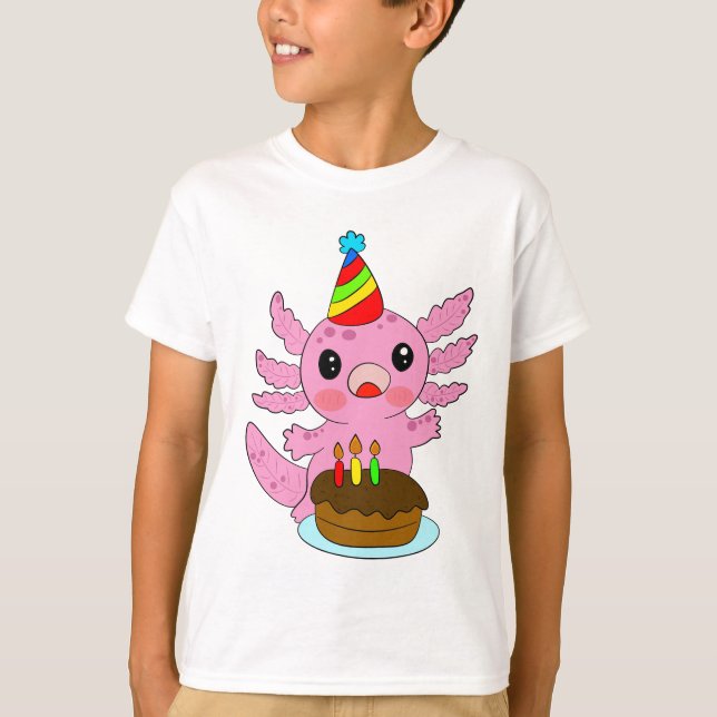 axolotl Happyfödelseår T Shirt (Framsida)